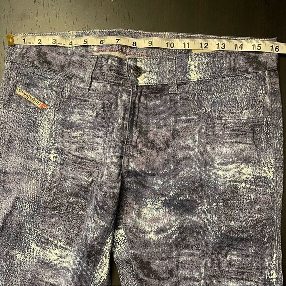 Diesel Livier Super Slim Stretch Jegging Low Waist Blue Wash Women’s Size 28 - Picture 8 of 8